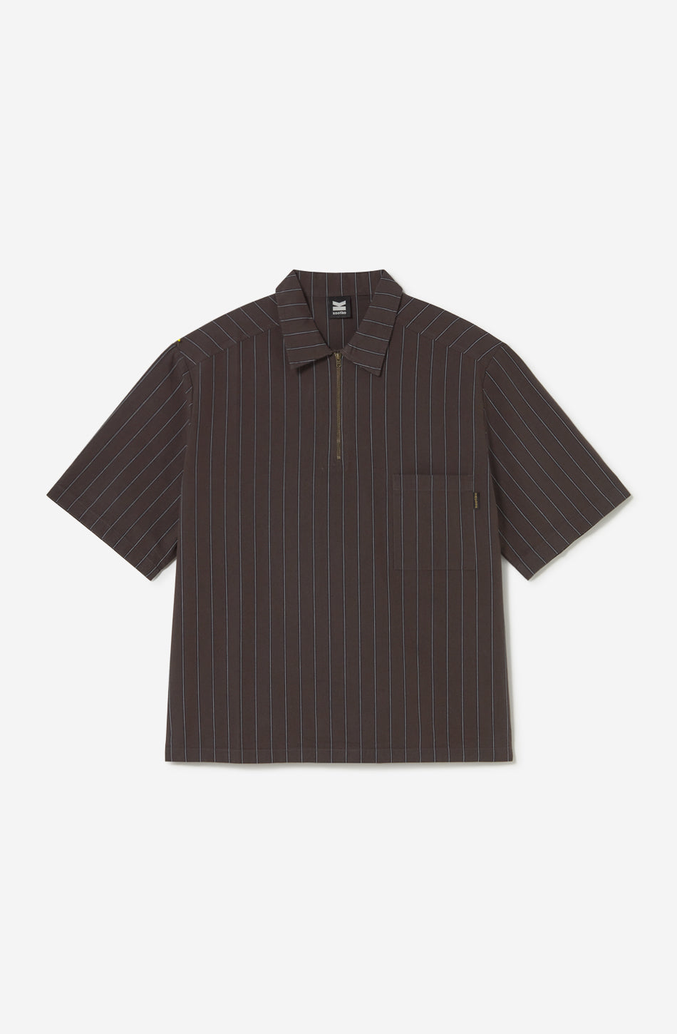Varadero Brown Half-Zip Shirt