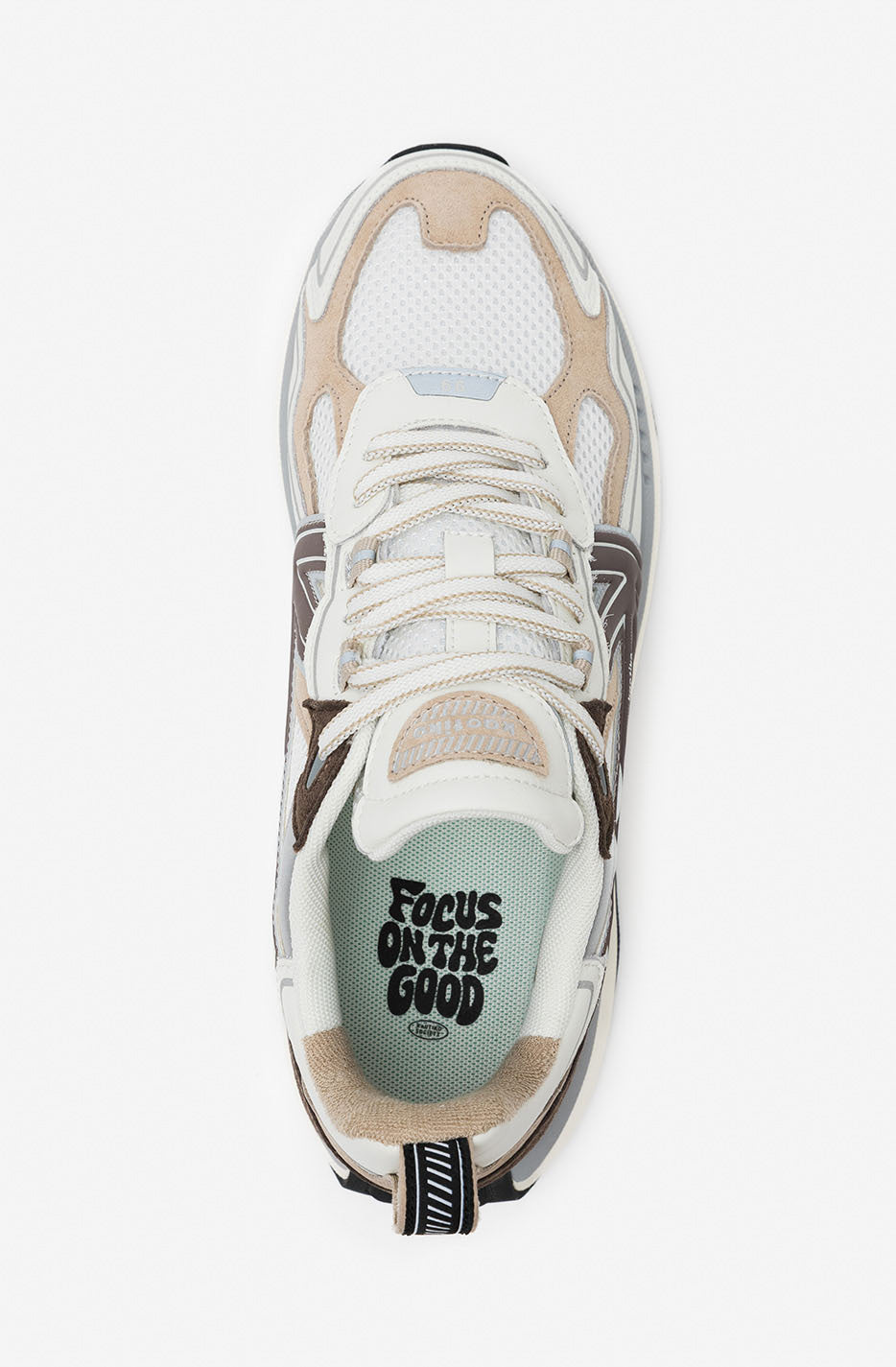 Kaotiko Man Vancouver Tech Antikweißer Sneaker