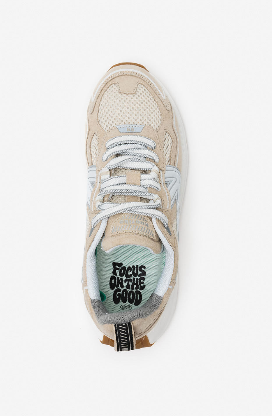 Kaotiko Damen-Sneaker Detroit Tech LT Beige