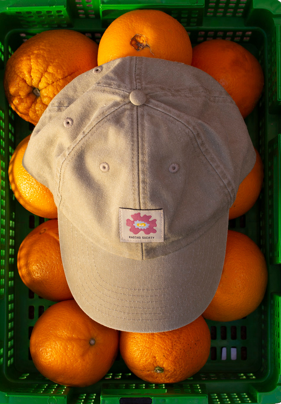 Gorra Island Flower Vintage Stone