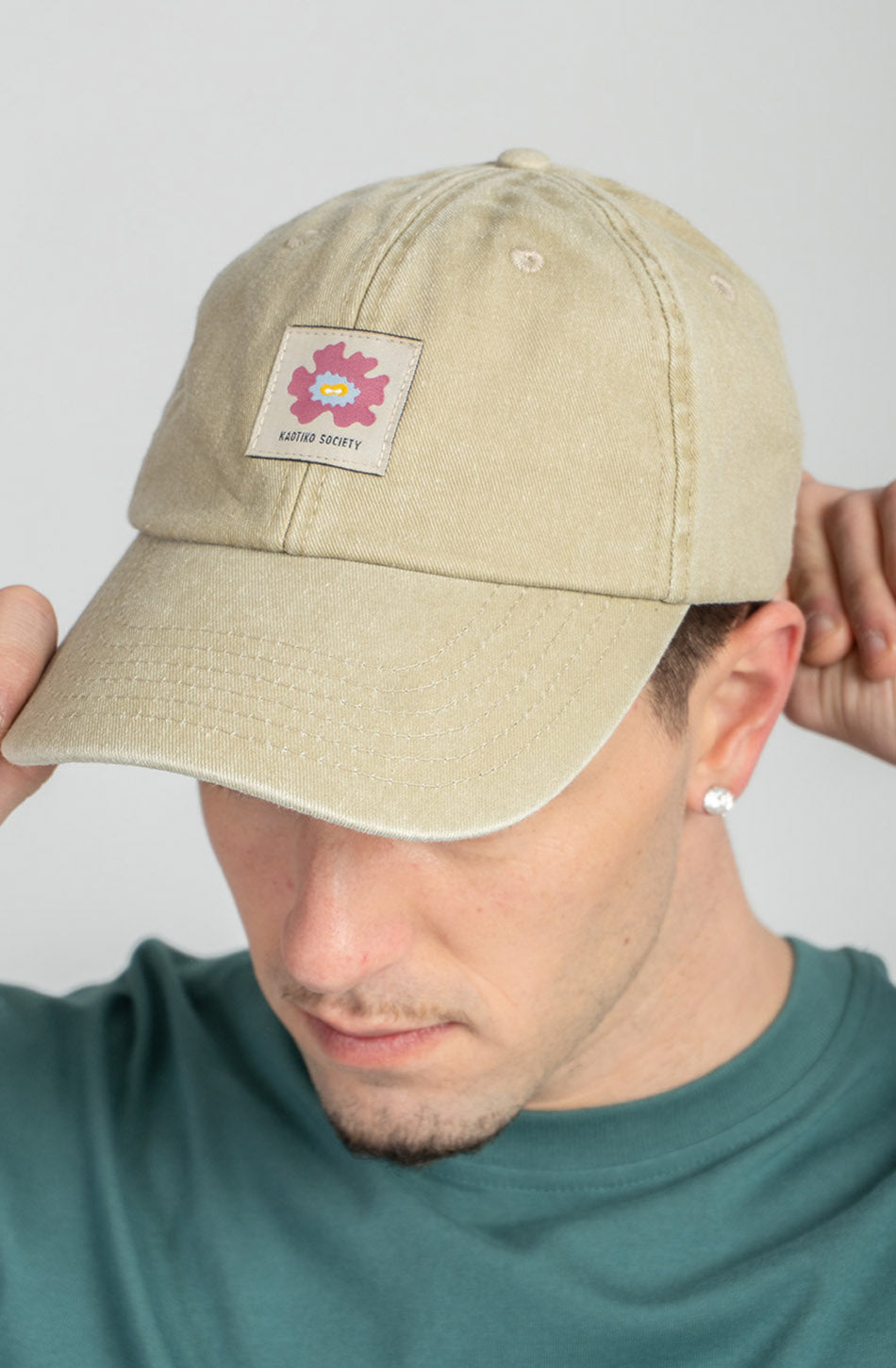 Gorra Island Flower Vintage Stone