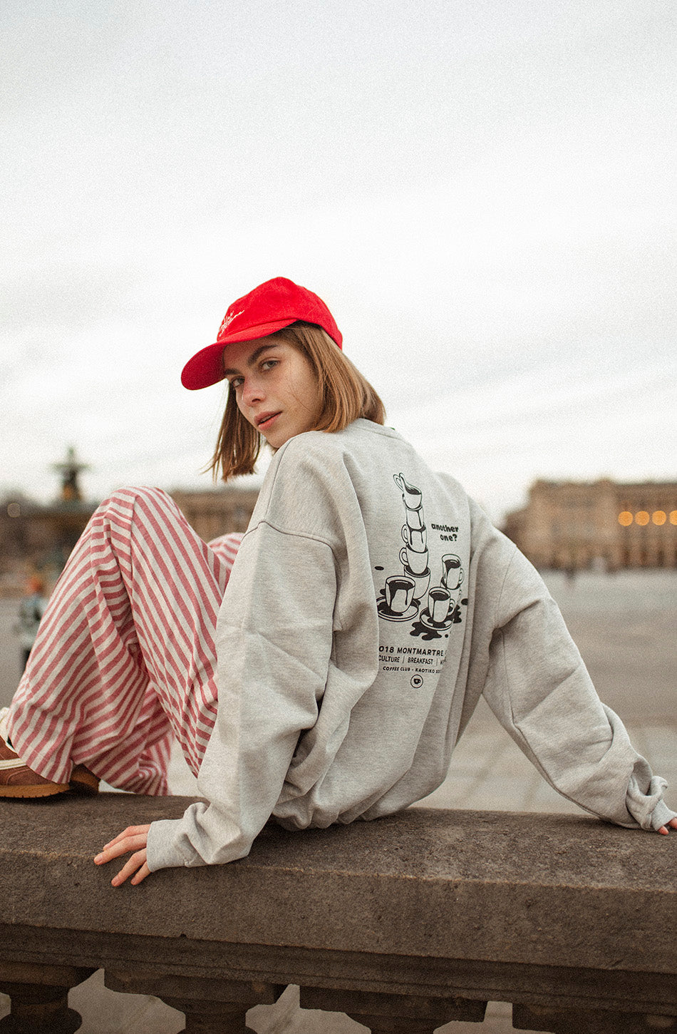 Another One Graues Sweatshirt