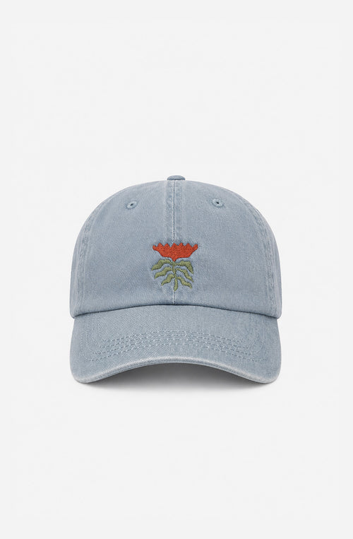 Casquette Lily Washed Aquamarine