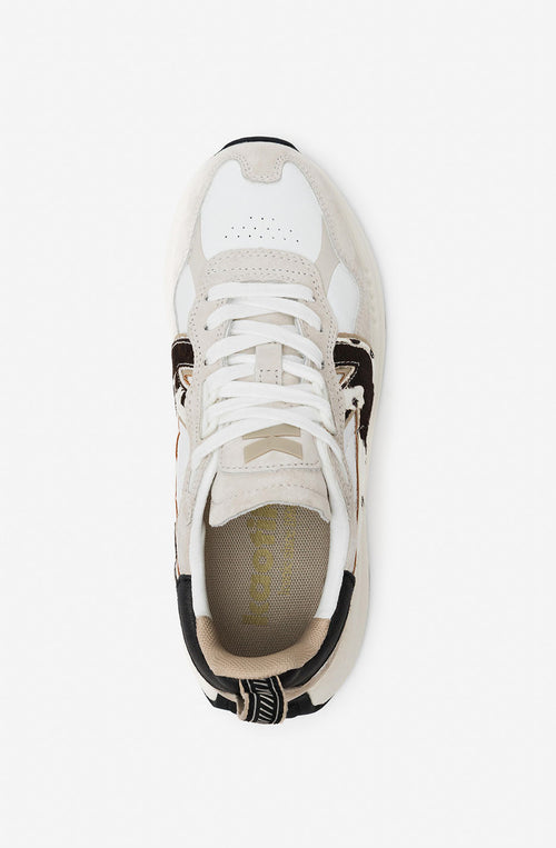  Chaussure Kaotiko Woman Detroit Glam Off White Cow