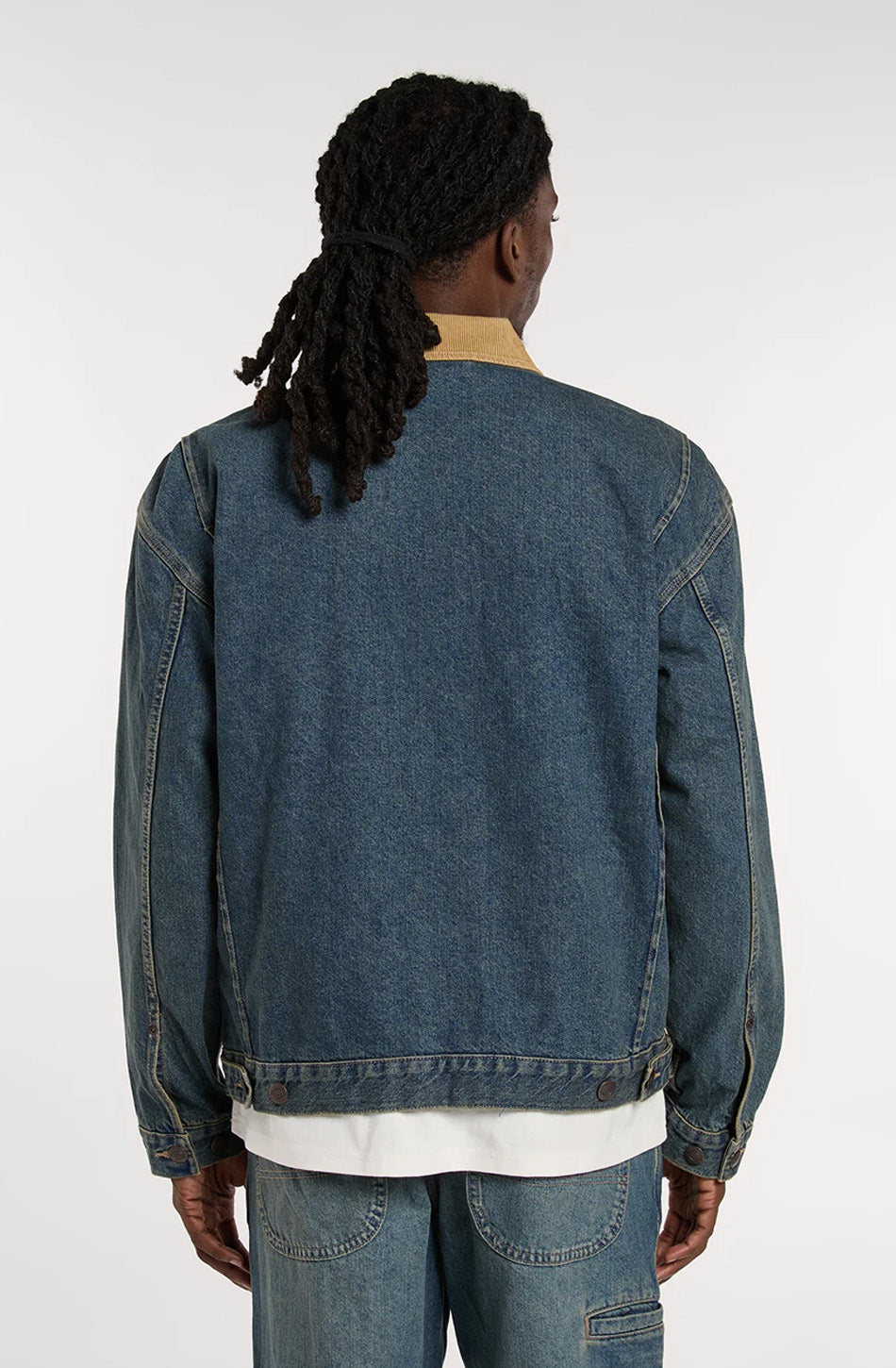 Chaqueta DICKIS Denim Painter Khaki Tinted Blue