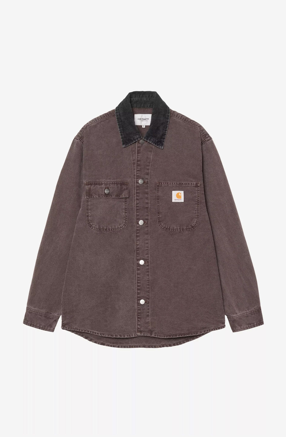 Chemise Carhartt WIP Mitch Jac Palisander/Black Dusty Canvas 