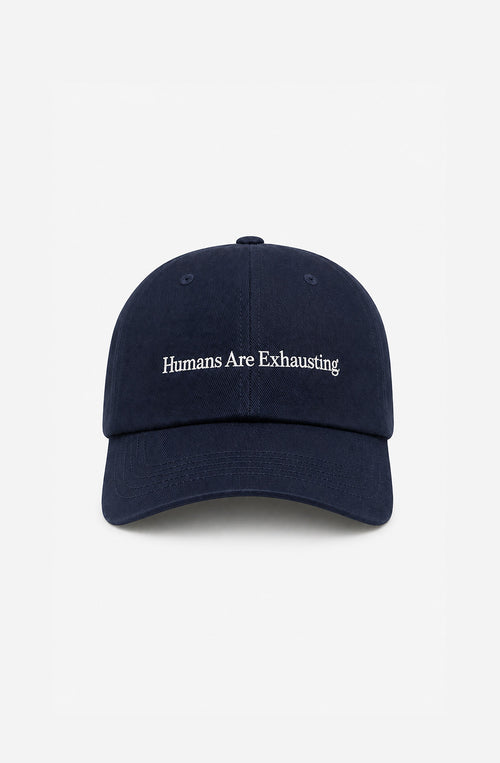 Gorra Humans Are Exhausting Navy