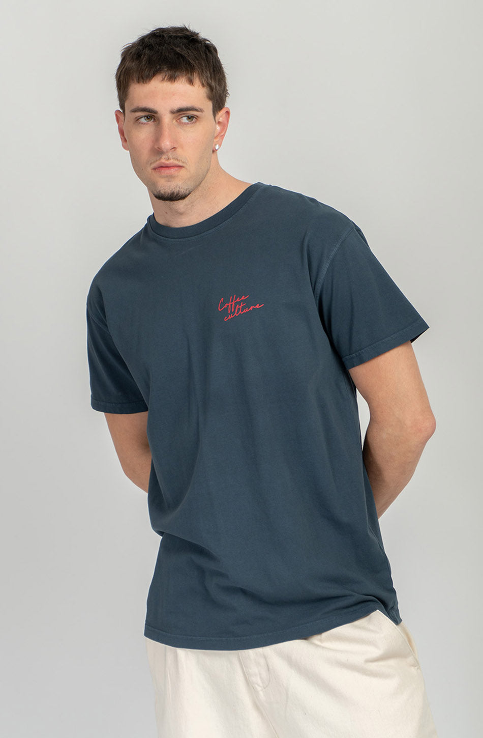Coffee Time Navy T-Shirt