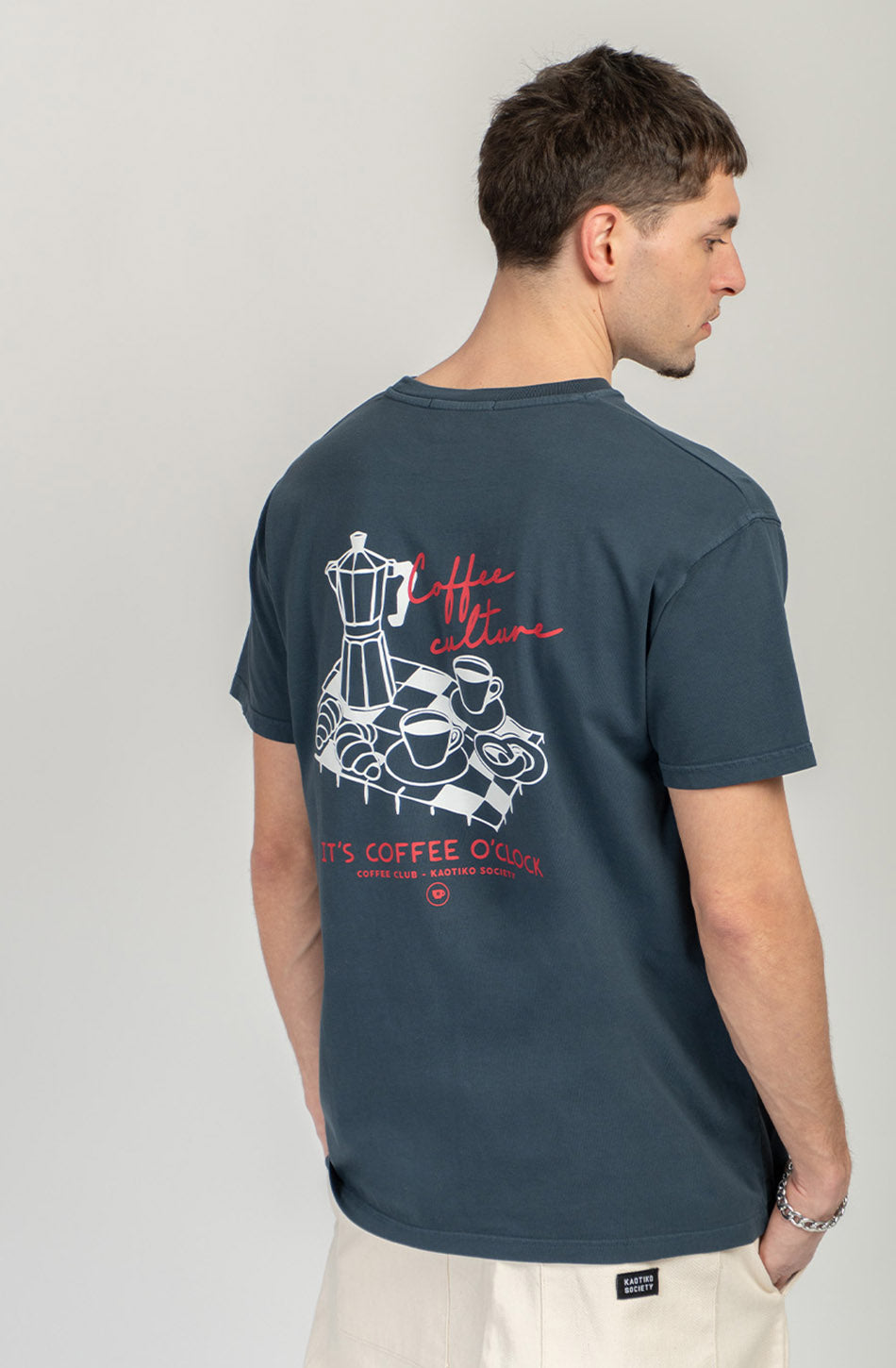 Coffee Time Navy T-Shirt