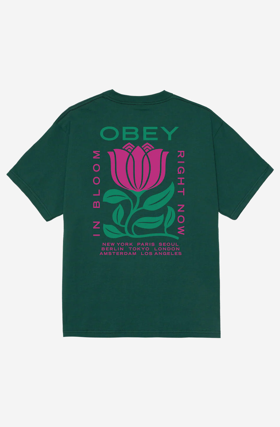 Camiseta Obey In Bloom Classic Rainforest