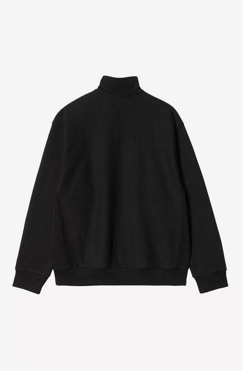 Sudadera Half Zip Carhartt WIP American Script Black