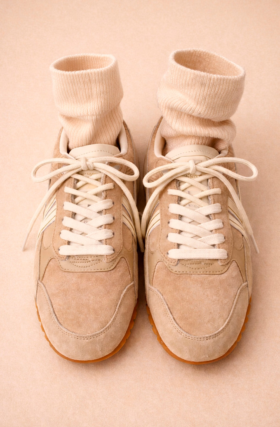 Kaotiko Seattle Damen-Sneaker in Hellbeige