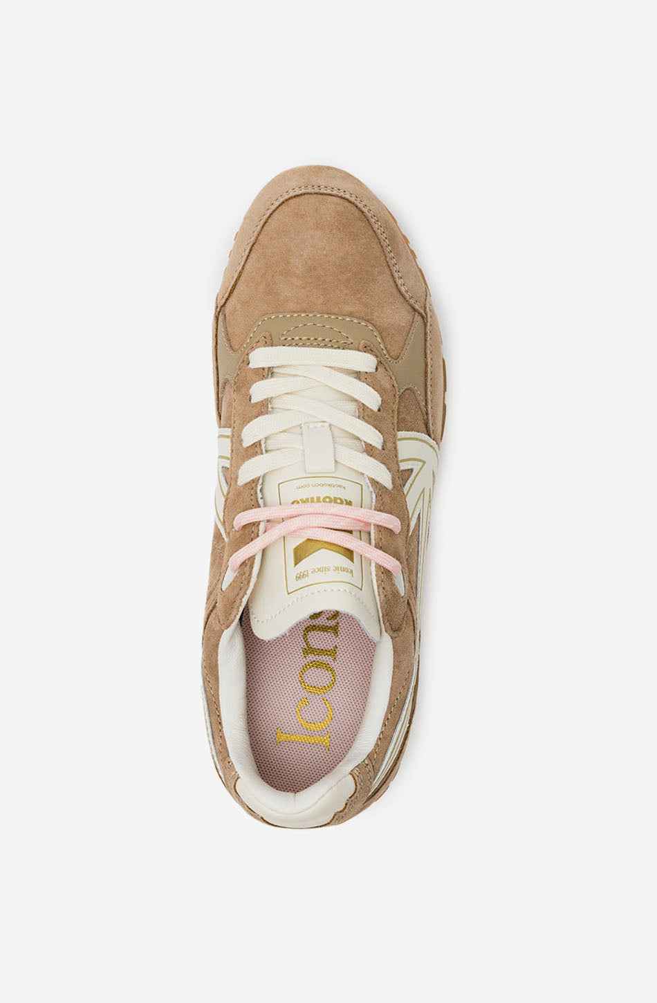 Kaotiko Seattle Damen-Sneaker in Hellbeige