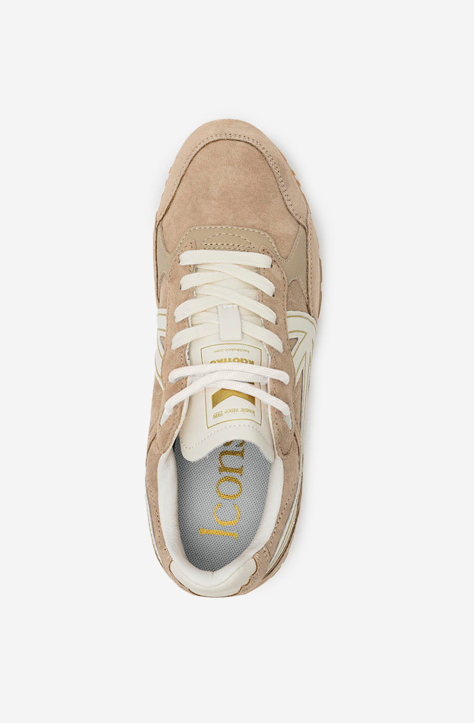 Kaotiko Seattle Damen-Sneaker in Hellbeige