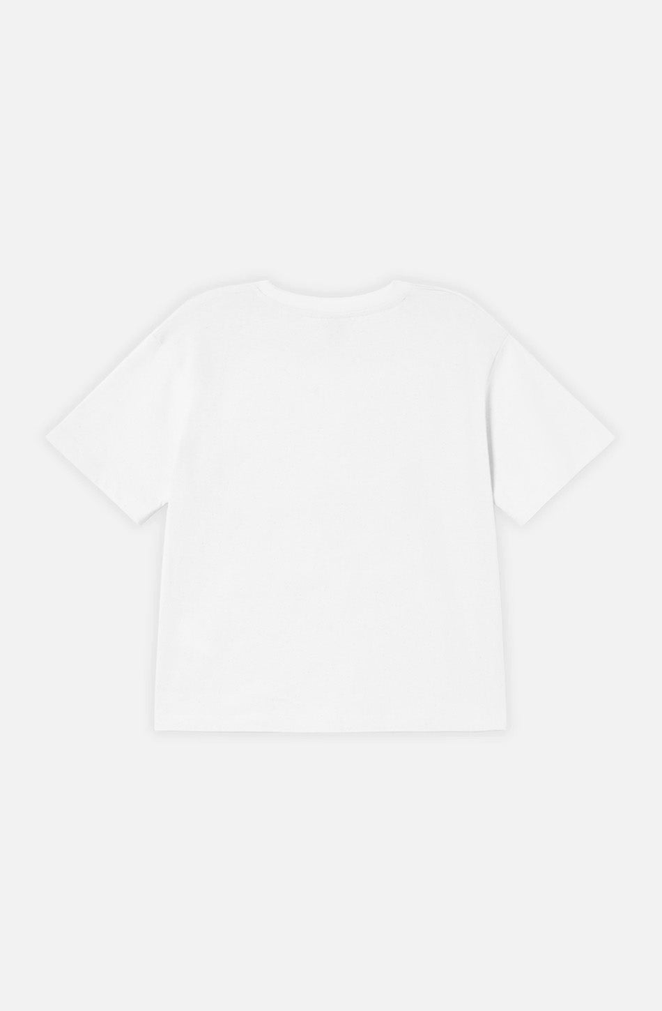 Weißes T-Shirt im Landschaftsstil
