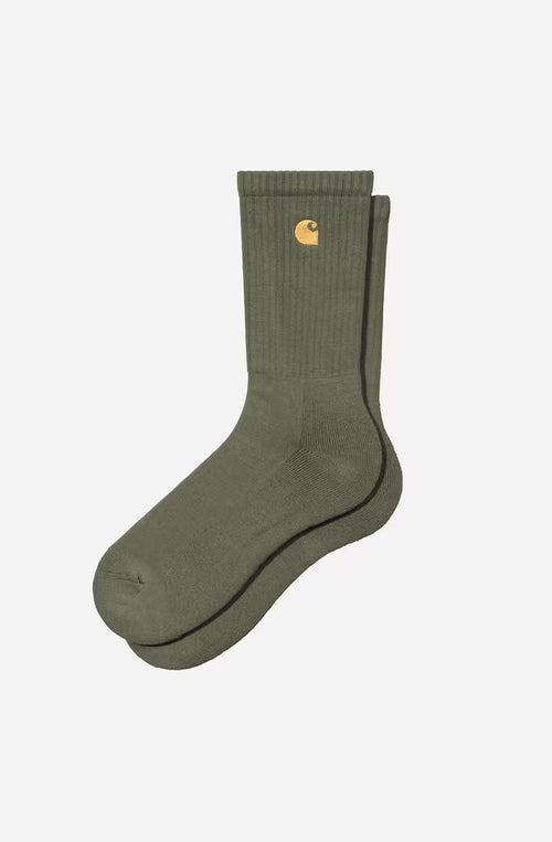 Calcetines Carhartt WIP Chase Leaf/Gold
