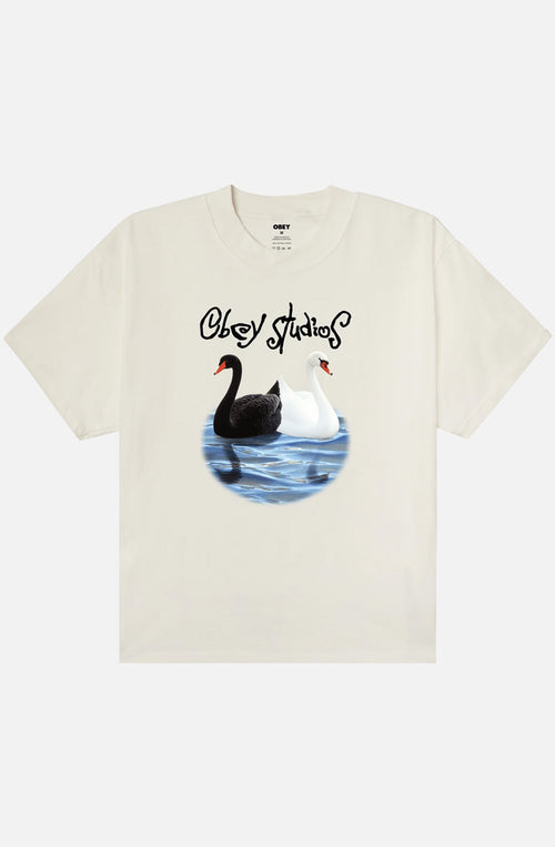 Camiseta OBEY Studios Swam Vintage White