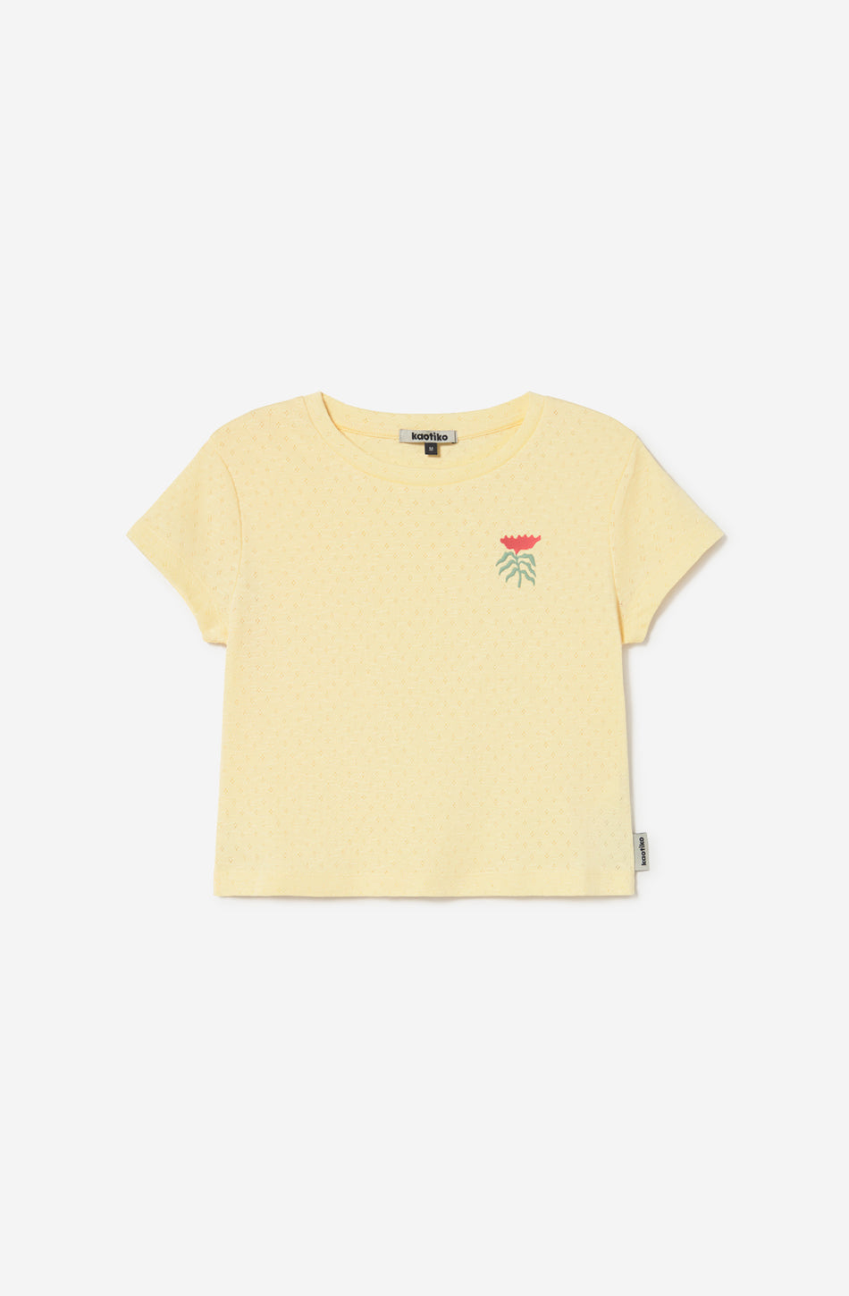 Liliengelbes T-Shirt