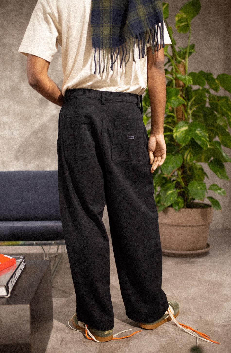 Logan Schwarze Hose
