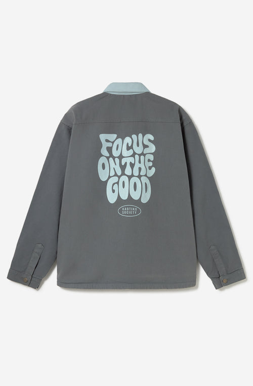 Work Focus On The Good Jacket Green / Cloud