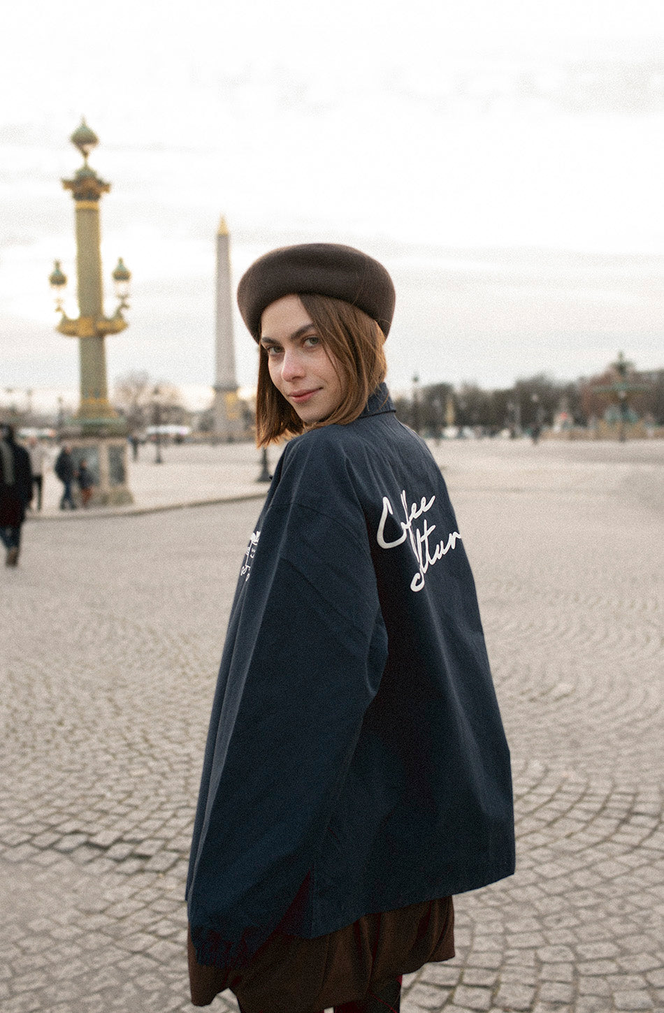 Marineblaue Jacke von Coffee Culture