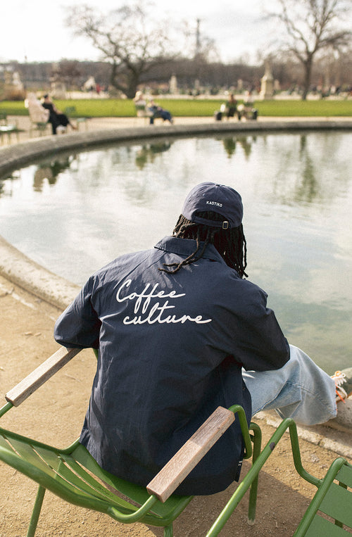 Marineblaue Jacke von Coffee Culture