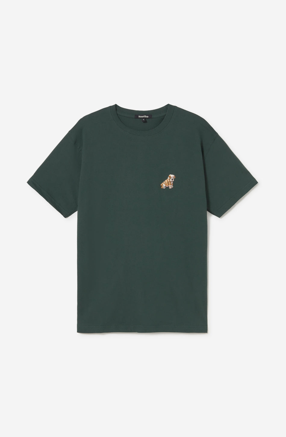 Bulldog Posy grünes T-Shirt