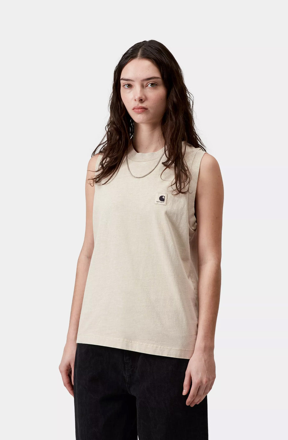 Carhartt WIP T-Shirt W Nelson Organic Stone