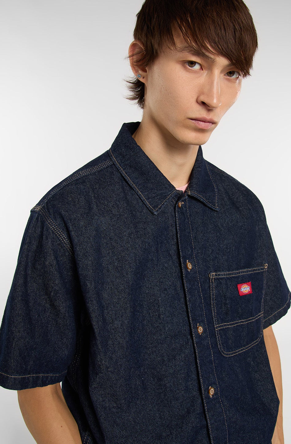 Hemd DICKIES Denim SS Rinsed