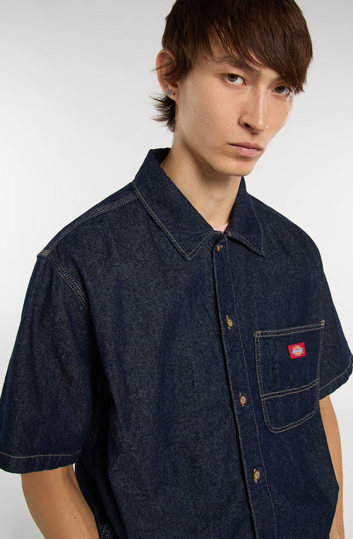 Hemd DICKIES Denim SS Rinsed