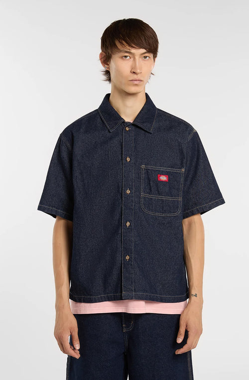 Hemd DICKIES Denim SS Rinsed