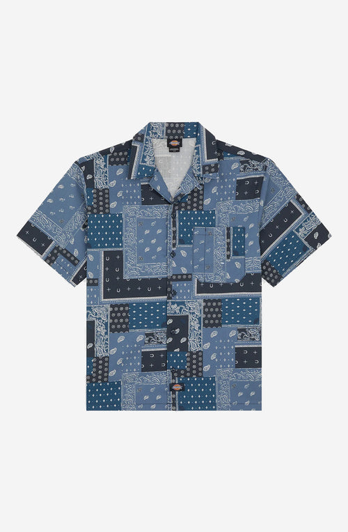 DICKIES Glandorf SS Hemd Dunkel Marine