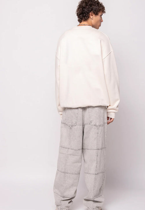 Sweatshirt Lost In The Landscape Organic Ivory