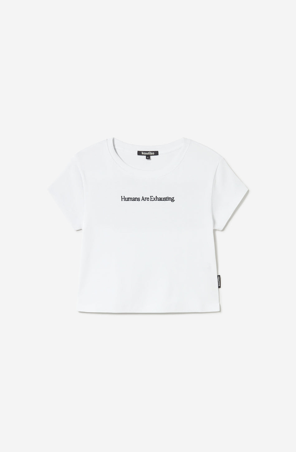 Menschen sind anstrengend (weißes T-Shirt)