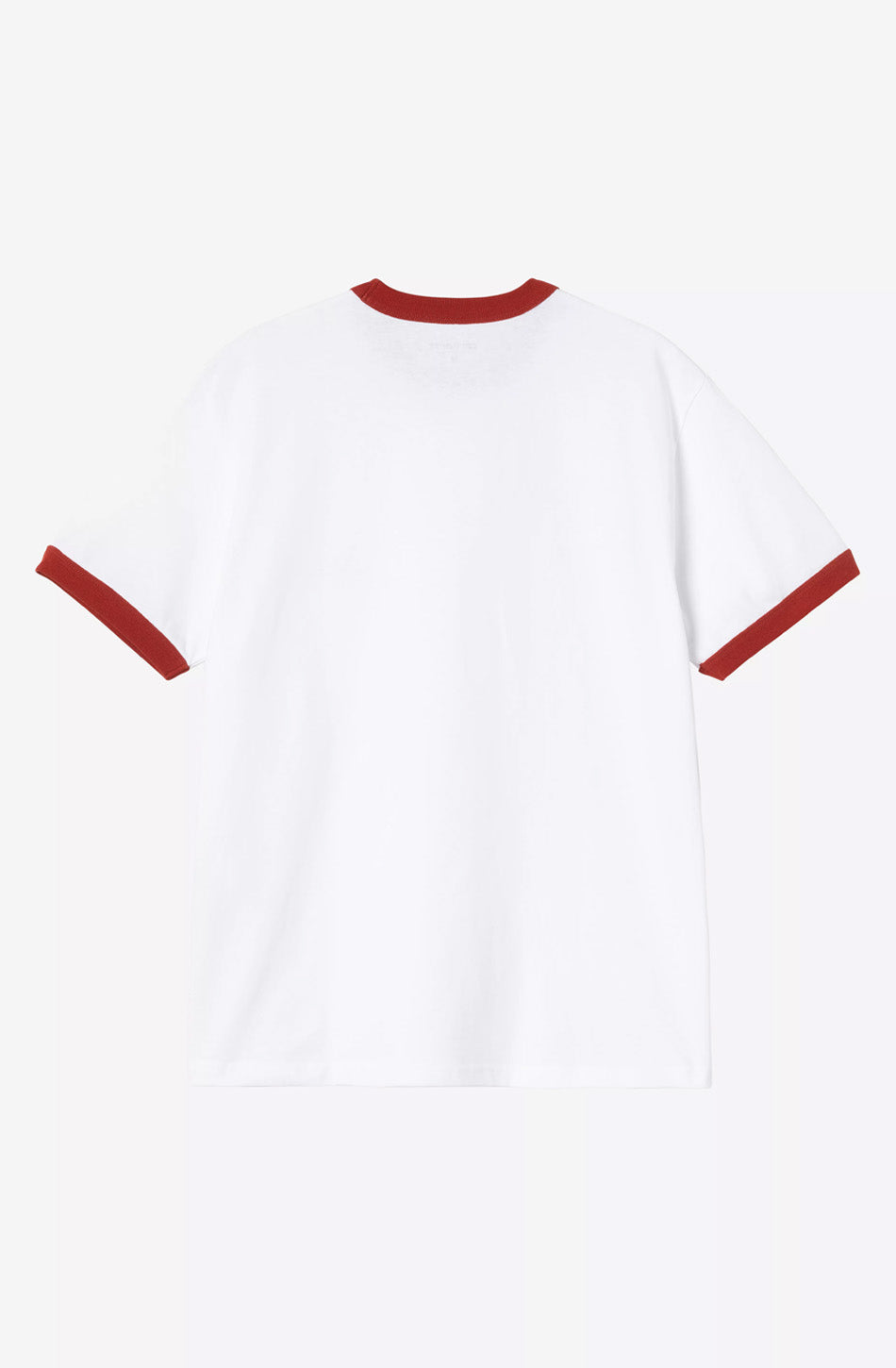 Camiseta CARHARTT Ringer Organic White/ Red