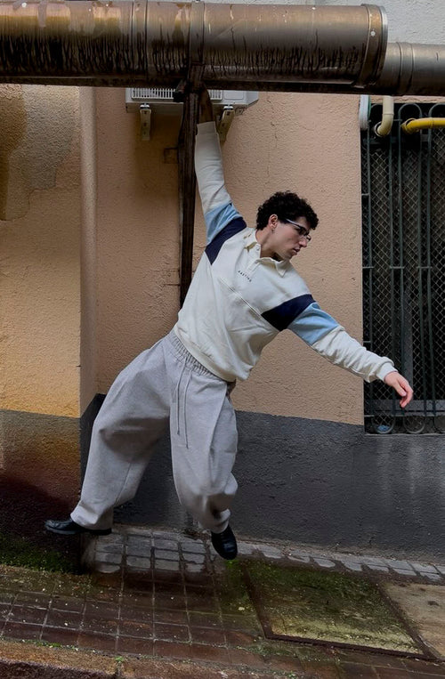 Harry Ivory/Navy/Sky Sweatshirt 