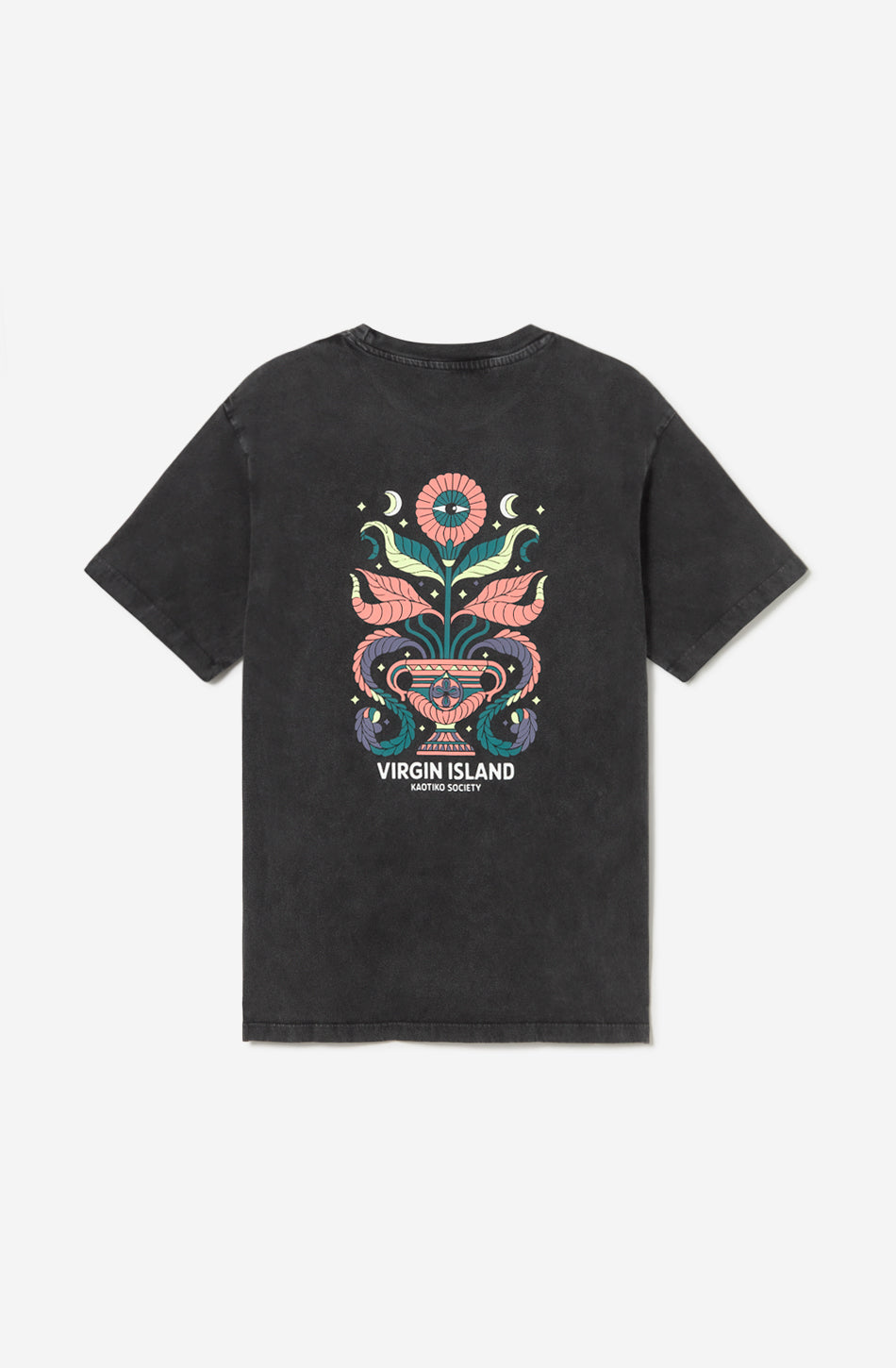 Schwarzes T-Shirt von den Jungferninseln