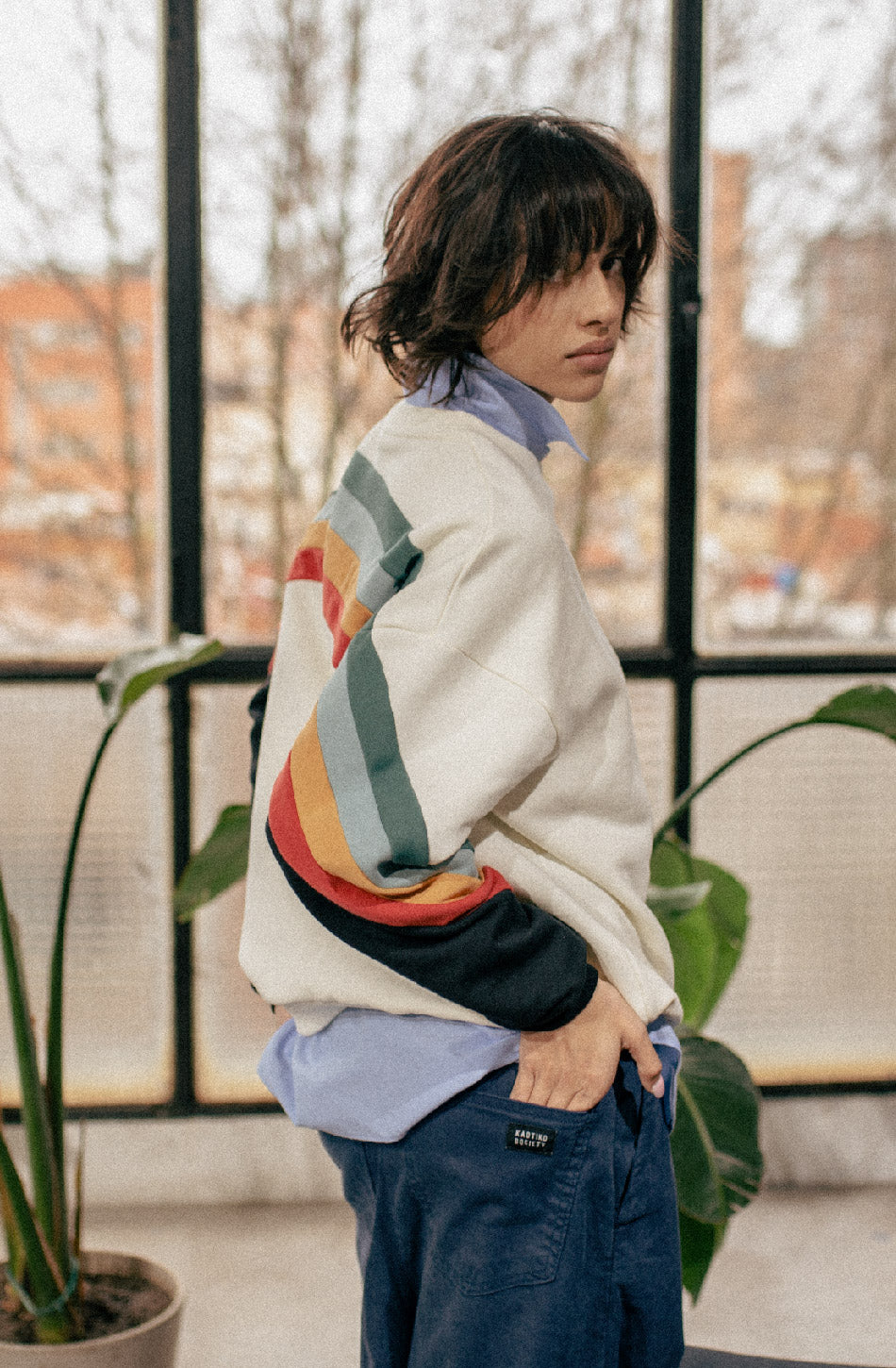 Walker Ivory/Heura/Steel/Saffron Sweatshirt