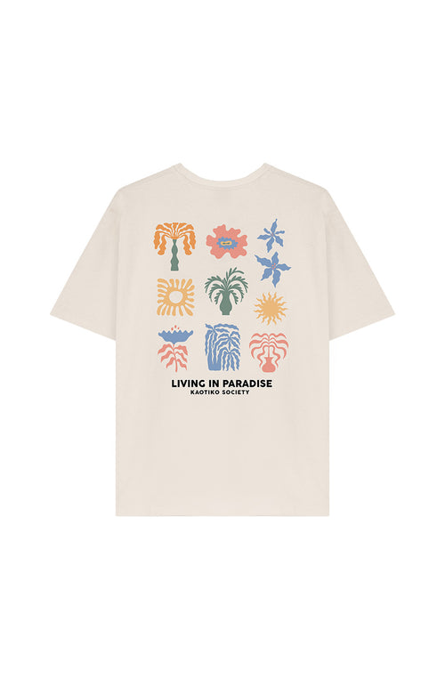 Paradise Organic Cotton Ivory T-shirt