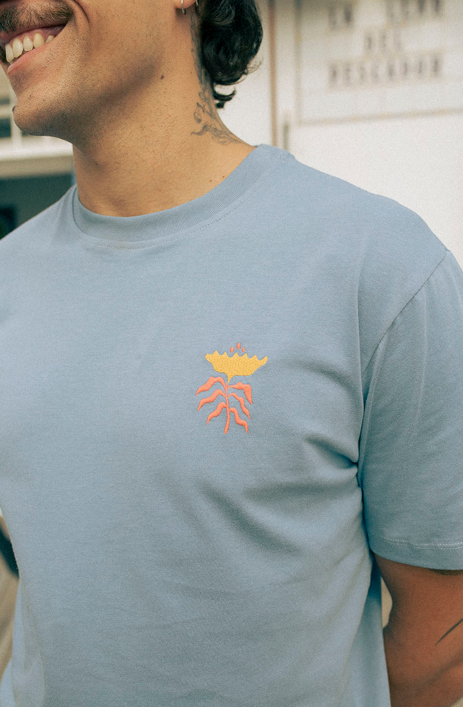 T-Shirt Lily Blue