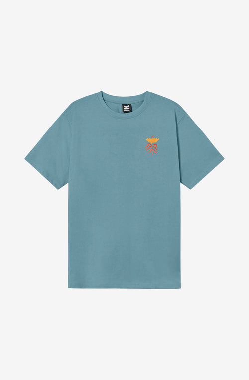 Camiseta azul unisex Lily Blue colección Virgin Islands Kaotiko BCN