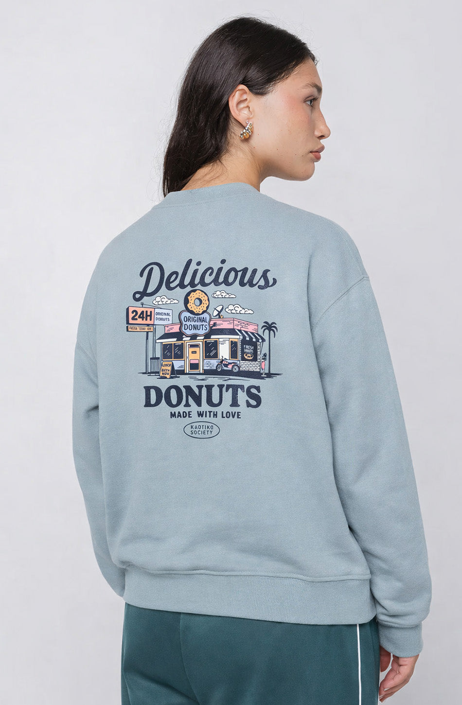 Sudadera Delicious Donuts Steel