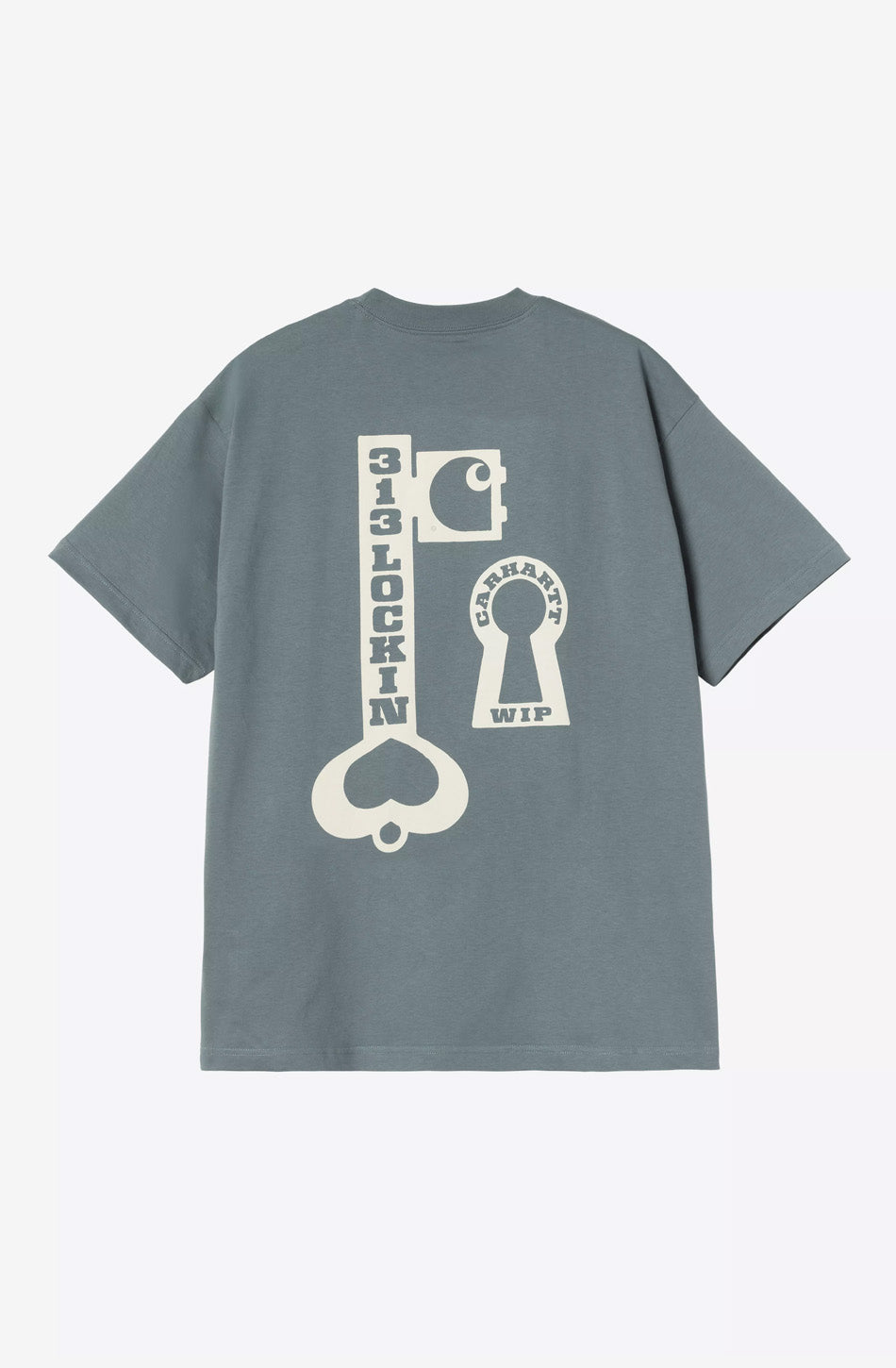 T-shirt CARHARTT Locked Organic Cozy Blue