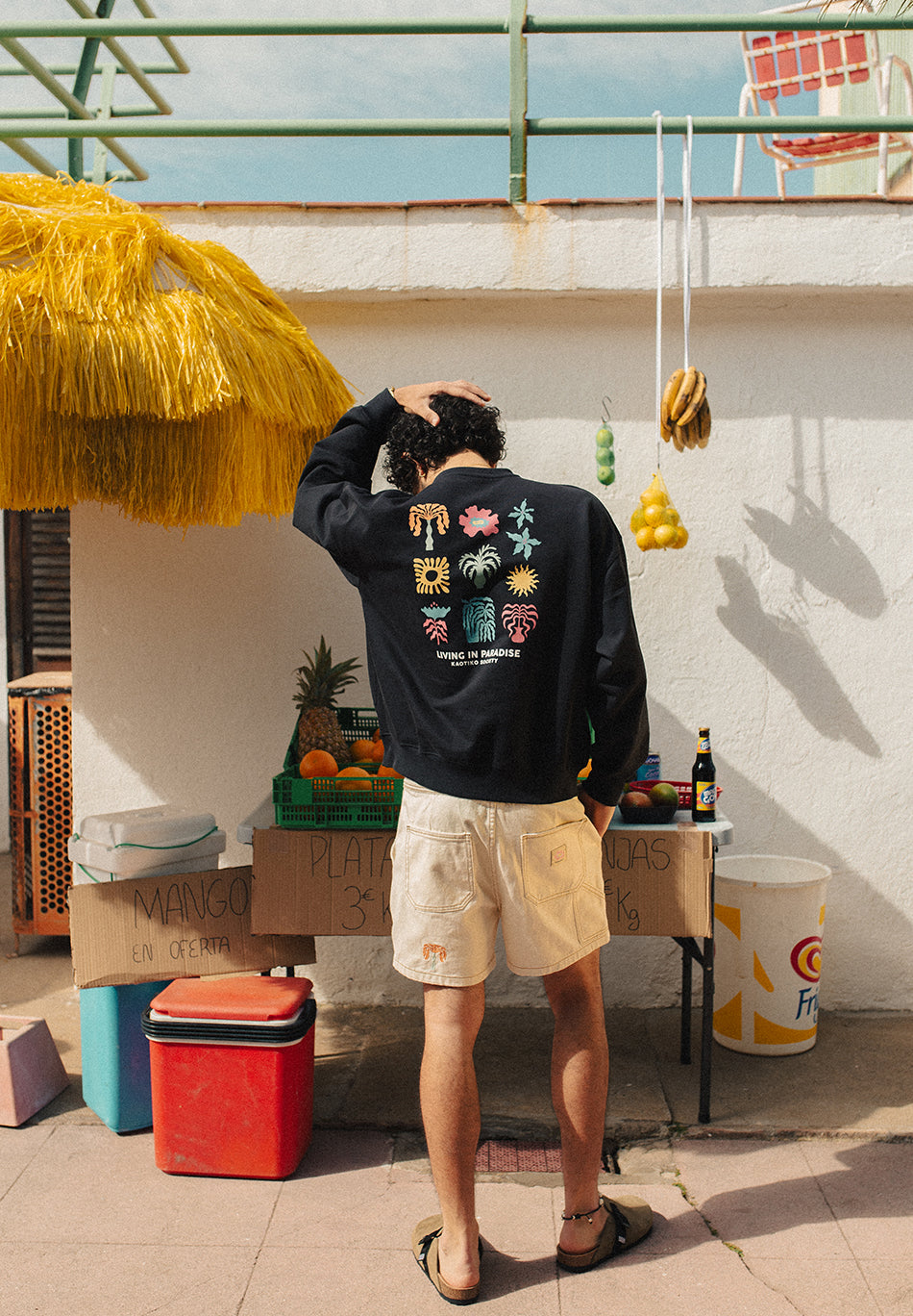Virgin Paradise Schwarzes Sweatshirt