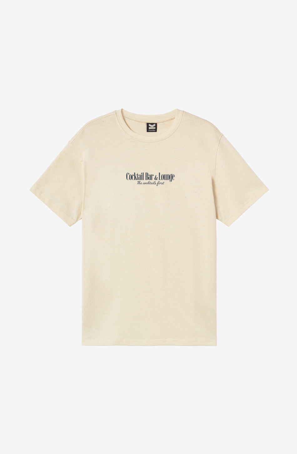 Lost Point Damen-T-Shirt aus Bio-Baumwolle, elfenbeinfarben