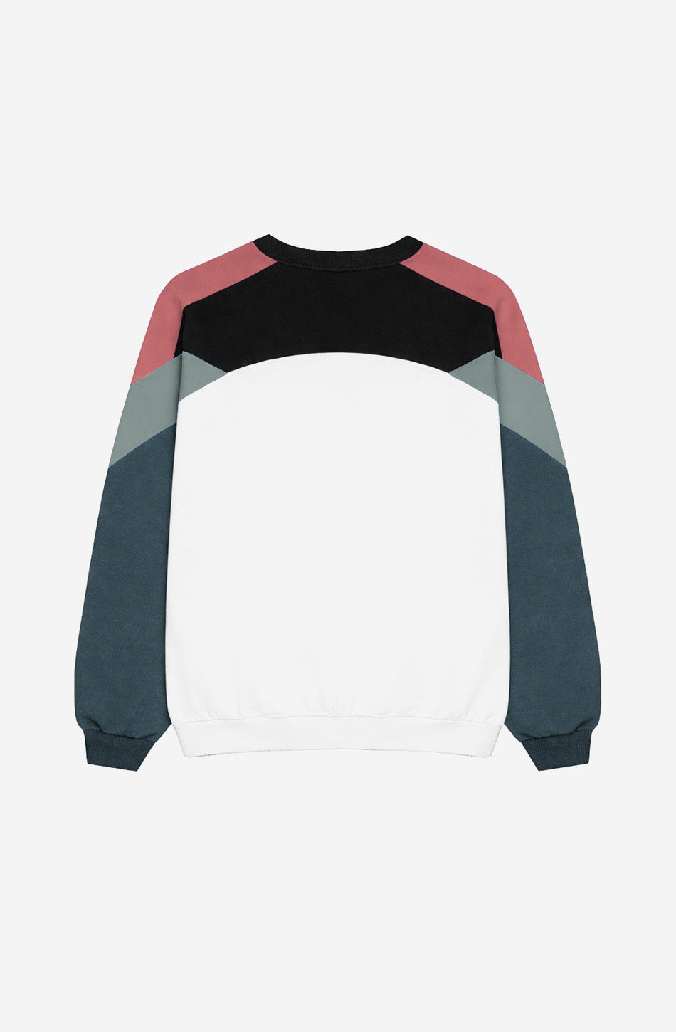 Dru/Elfenbein/Schwarz/Jade/Wolken-Sweatshirt
