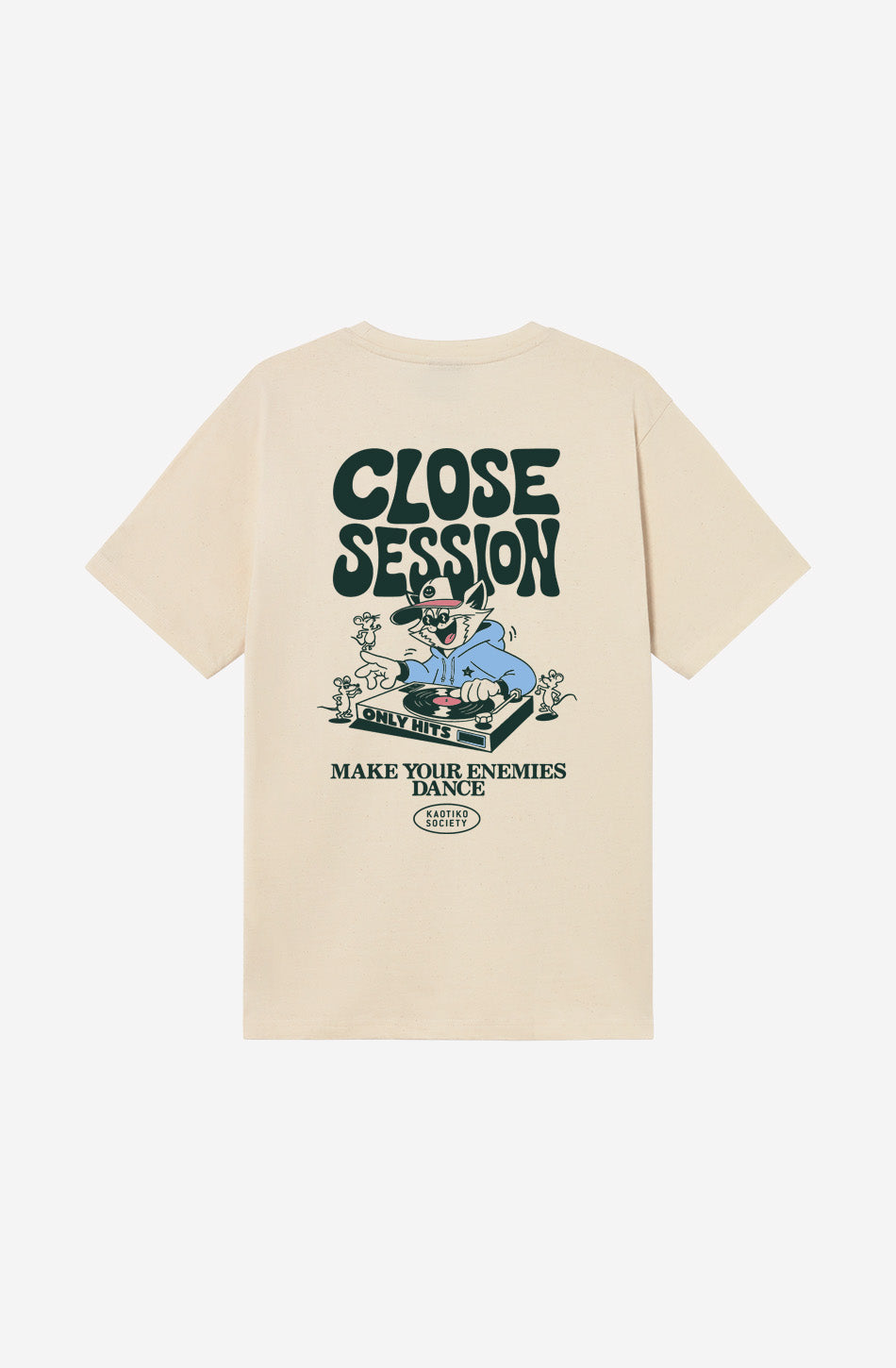 T-shirt Close Session Organic Ivory