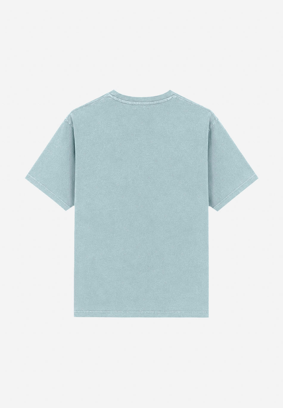Basic Washed T-Shirts Steel