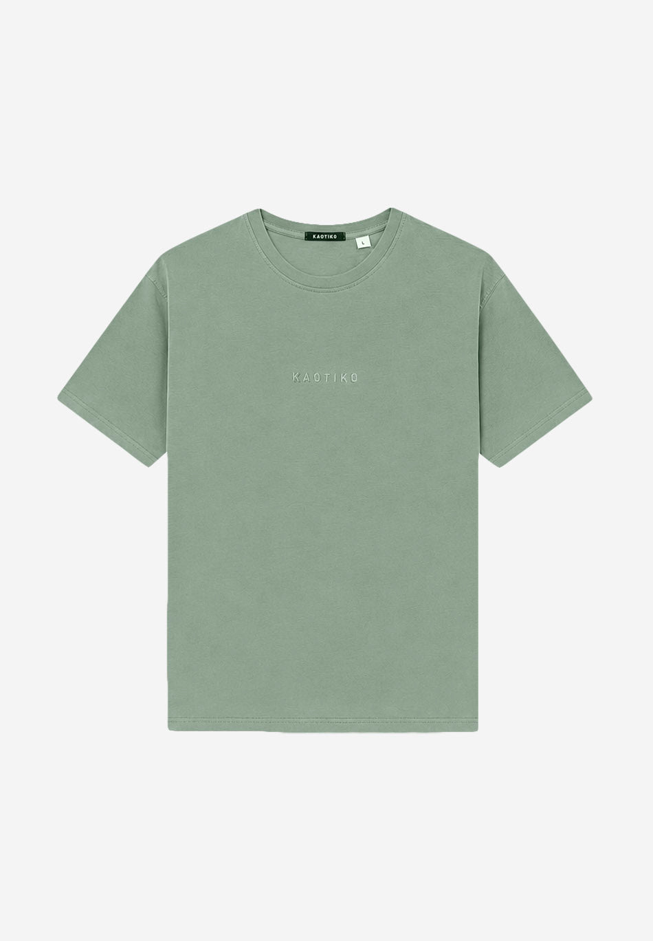 Camiseta Basic Washed Khaki