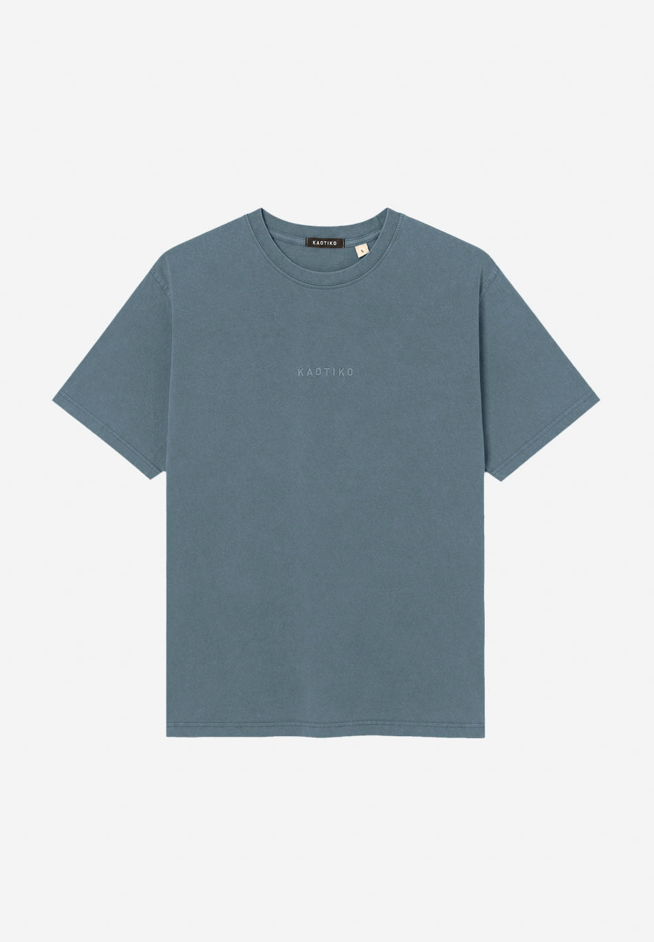 Basic Washed Indigo T-Shirt